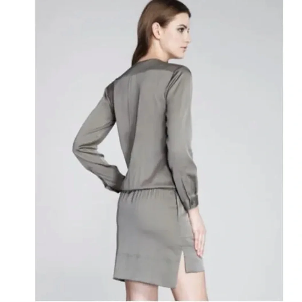 Diane von Furstenberg Francesca Silk Shirt Dress size 10 - Picture 3 of 6